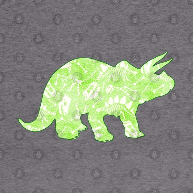 Dino Dig acid green by Veata Atticus Store